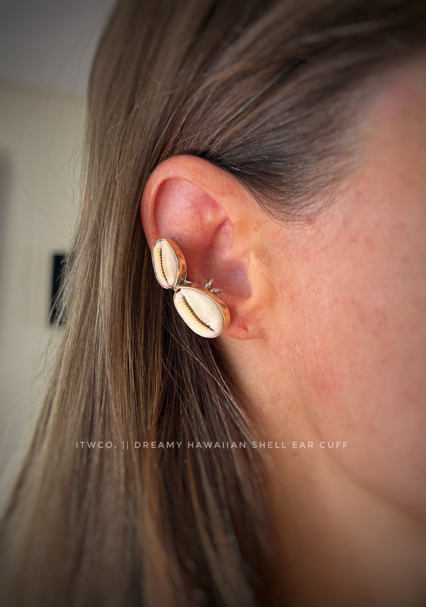 Cowrie Ear Cuff