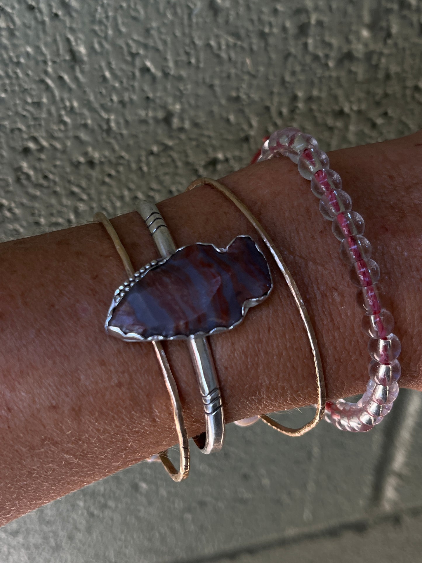 Hand-Forged Arrowhead Cuff Bracelet