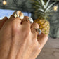 Hawaiian Mixed Metal Shell Ring