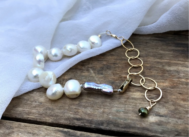 Southern Sweetheart Pearl Bracelet MTO